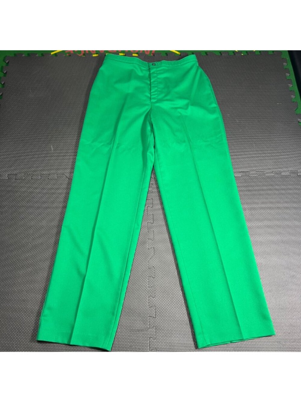 Levi Strauss & Co Womens Green Classic Straight-Leg Pants Size 32 - Picture 3 of 5